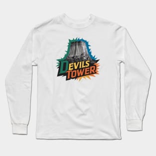 Majestic Devils Tower, Wyoming Long Sleeve T-Shirt